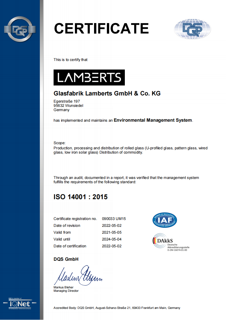 ISO 14001:2015 環(huán)境管理認證